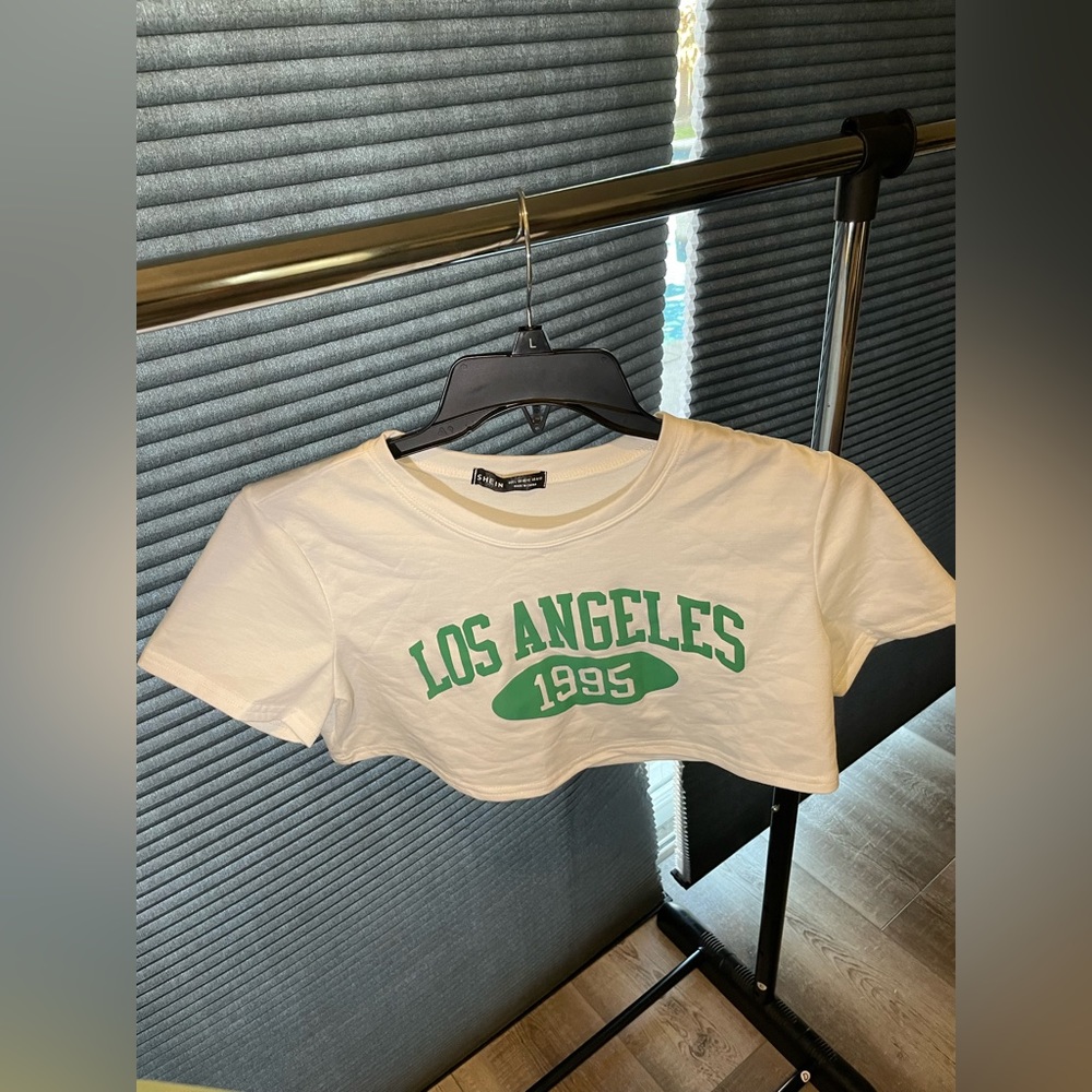 Letter Graphic Crop Top